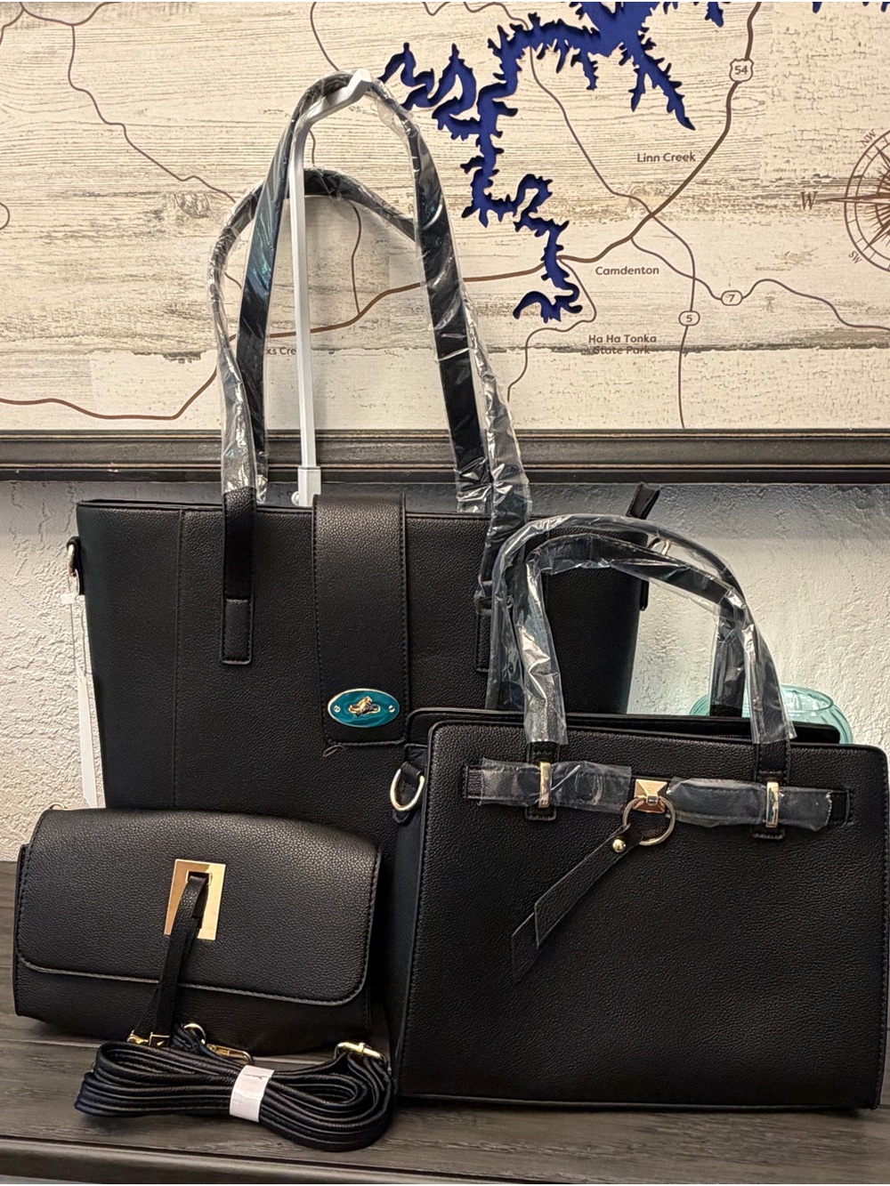 NWT Women's Tote and Satchel Bag Set - Classic Everyday Carry